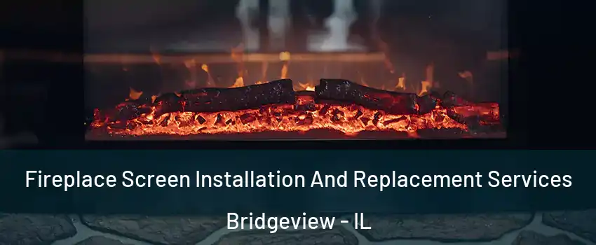  Fireplace Screen Installation And Replacement Services Bridgeview - IL