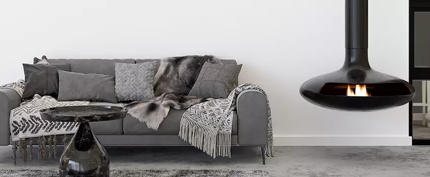 Circular Hanging Fireplace Installation Services in Bridgeview, IL