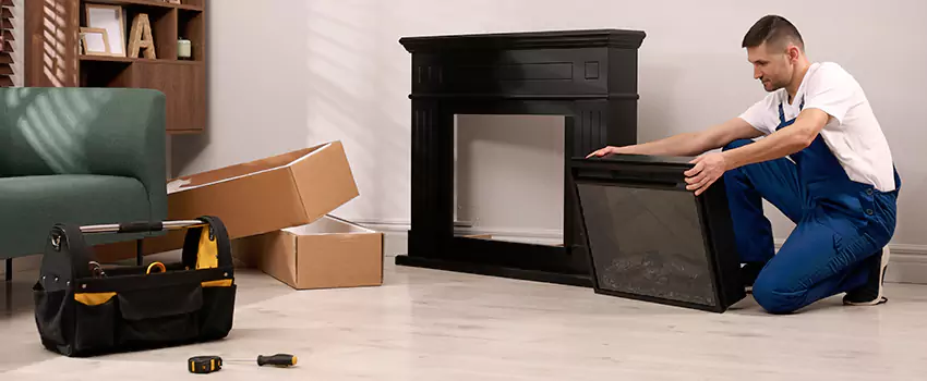 Old Rusted Metal Fireplace Repair And Replacement in Bridgeview, IL